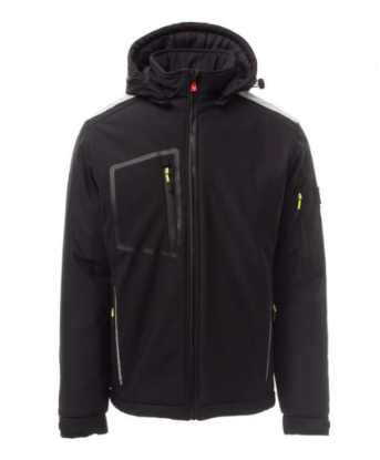 Slika ZIMSKA DELOVNA JAKNA SOFTSHELL STREAM-ČRNA-M