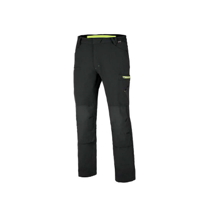 Slika DELOVNE HLAČE STRETCH EVOLUTION, ANTRACIT + LIMETA, VELIKOST 48
