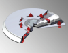 Slika SAMOLEPILNI BRUSNI DISK-VEČ LUKENJ-D150MM