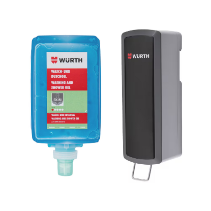 Slika Gel za umivanje in prhanje  (1500 ml) + ročni dozirnik (črn)