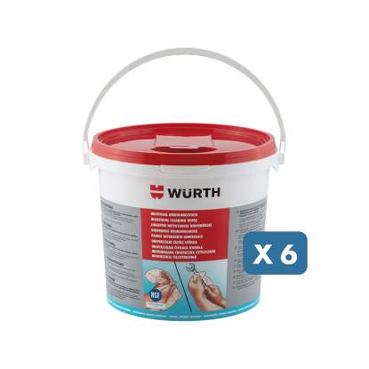 Slika 6 x 90 industrijskih čistilnih krpic