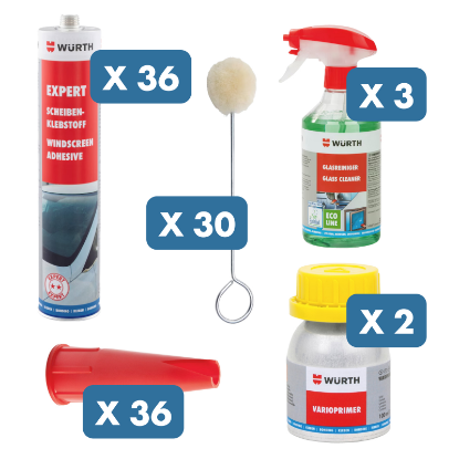 Slika Lepilo za steklo Expert z vsemi pripomočki MultiPack 36 