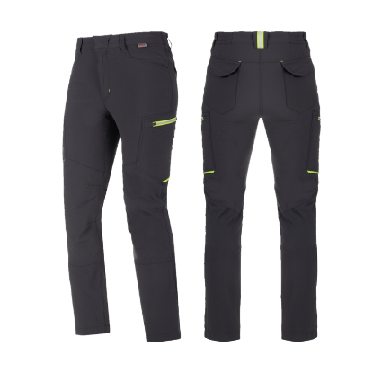 Slika Lahke delovne hlače Stretch Evolution, antracit/limeta, velikost 48