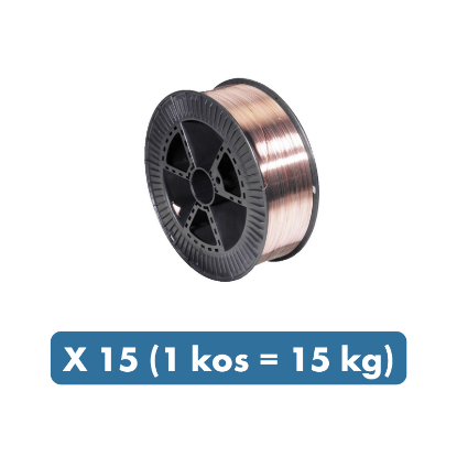Slika Varilna žica SG2 premera 1,2 mm, 15kg na plastičnem kolutu