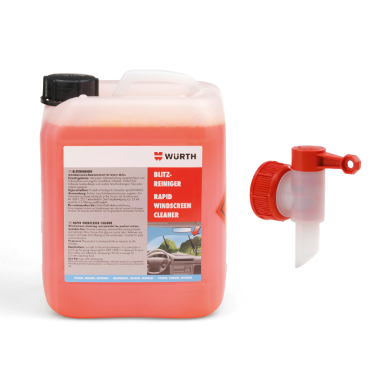 Slika Letno čistilo za steklo, koncentrat (1:100), 5 l + izlivna pipa GRATIS