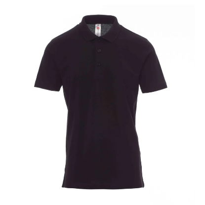 Slika MAJICA POLO KRATKA-ČRNA-L-ROME
