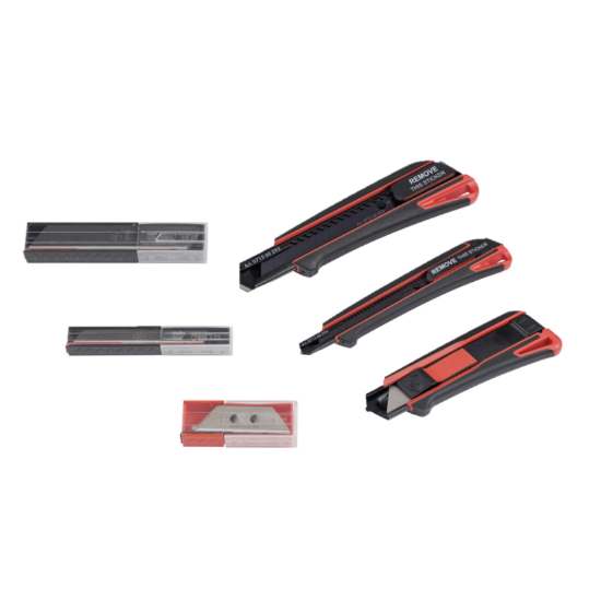 Slika 38-delni set nožev s pomičnimi rezili 2K, S1-9mm-18 mm