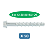 Slika 50 X VIJAK ZA BETON-6KT.-(W-BS/S)-(A2K)-SW13-35-55-8X100