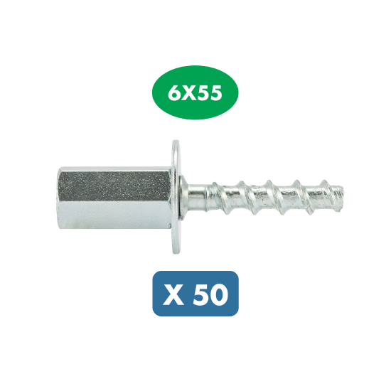 Slika 50 X VIJAK ZA BETON NOT.NAV.-(W-BS/I)-(A2K)-SW13-M8/M10-6X55  