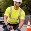 Slika KRATKA DELOVNA MAJICA AVENUE HI/VIS FLUO, ORANŽNA ALI RUMENA