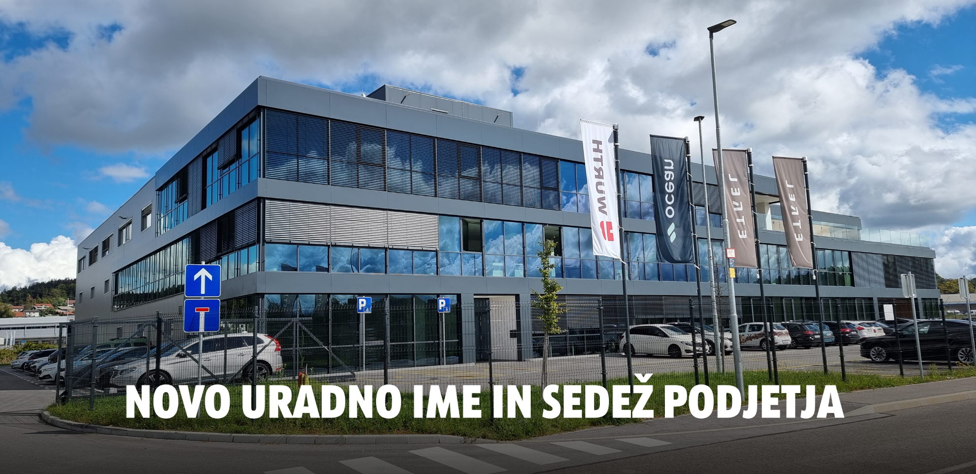 Novo uradno ime in sedež podjetja