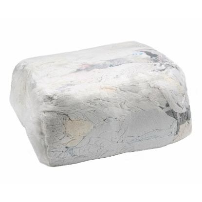 Slika BELE TEKSTILNE KRPE ZA UNIVERZALNO UPORABO, 10 KG
