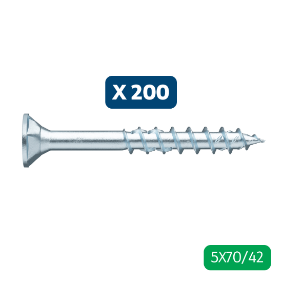 Slika 250 X LESNI VIJAKI ASSY4, UGREZNA GLAVA, RW20, 5X70/42