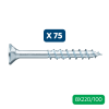 Slika 75 X LESNI VIJAKI ASSY4, UGREZNA GLAVA, RW40, 8X220/100