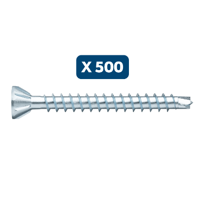 Slika 500 X LESNI VIJAK ASSYPLUS4 Z MAJHNO UGREZNO GLAVO 60°, 3.5X45/37