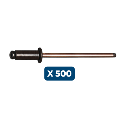 Slika 500 X ZAKOVICE ALU/ALU, RAL8019, 3.2X10