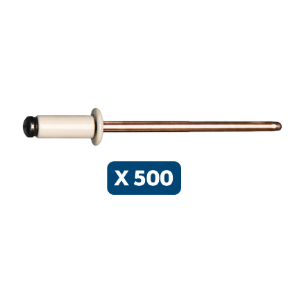 Slika 500 X ZAKOVICE ALU/ALU, RAL9002, 3.2X10
