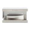 Slika PRAZEN INOX DOZIRNIK ZA NITRIL ROKAVICE ZA ENKRATNO UPORABO, 250X105X135 MM