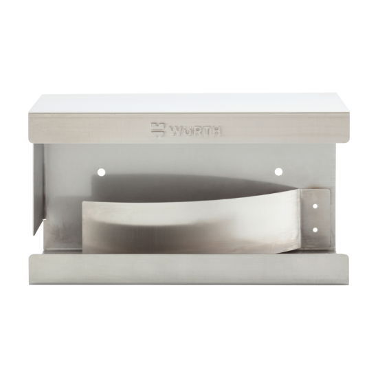 Slika PRAZEN INOX DOZIRNIK ZA NITRIL ROKAVICE ZA ENKRATNO UPORABO, 250X105X135 MM