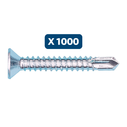 Slika 1000 X SAMOVRTALNI VIJAK Z UGREZNO GLAVO, A3K, WN212 (DIN7504-P), 3.9X25 MM
