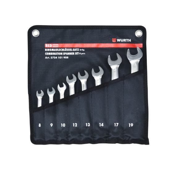 Slika SET KOMBINIRANIH KLJUČEV, CRV, 8–19 MM, 8 KOSOV