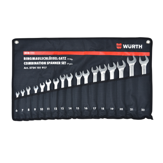 Slika SET KOMBINIRANIH KLJUČEV, CRV, 6–22 MM, 17 KOSOV