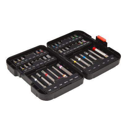 Slika 44-delni set dolgih in kratkih 1/4" 6-kotnih nastavkov za vijačenje