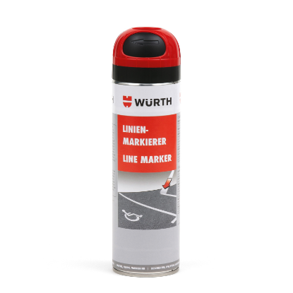 Slika Sprej za označevanje linij, 500 ml, rdeč
