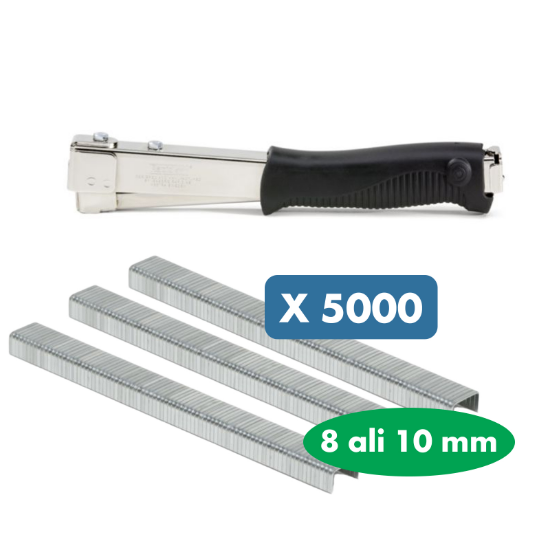 Slika Udarni spenjač z ergonomskim ročajem + GRATIS 5000 sponk
