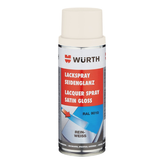 Slika Lak sprej s svilnatim sijajem, 400 ml, RAL9010
