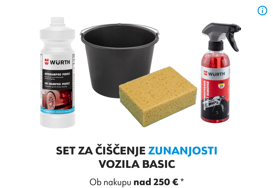 Set za čiščenje zunanjosti vozila BASIC