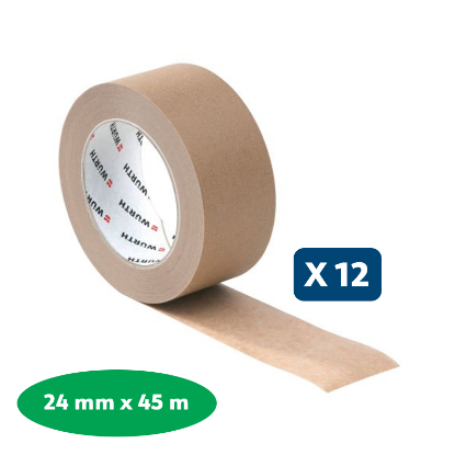 Slika 12 x zaščitni maskirni trak "Premium", 24 mm x 45 m