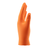 Slika Zaščitne rokavice za enkratno uporabo, nitril grip, oranžne