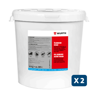 Slika 2 x granulat za vpijanje razlitih tekočin, Absorber Road, 10 kg